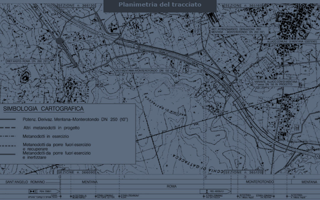 New gas pipeline “Mentana-Monterotondo” DN 250 (10″)